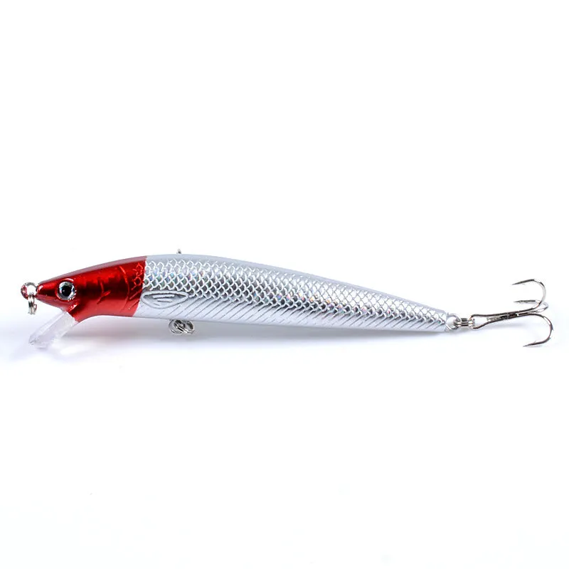 11.8cm Popper Minnow Fishing Lures Set, Sharp Hooks