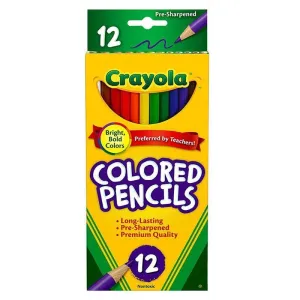 (12 Bx)Crayola Colored Pencils 12 Ct