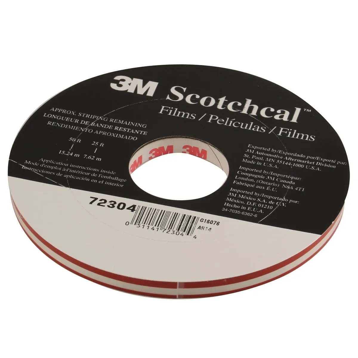 3M 72304 Scotchcal Dark Blue Custom Striping Tape (2 Rolls per Pack)