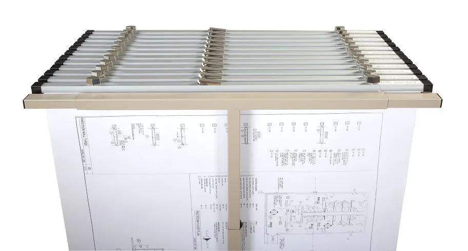 614 Vertical Mobile Rack for Blueprints