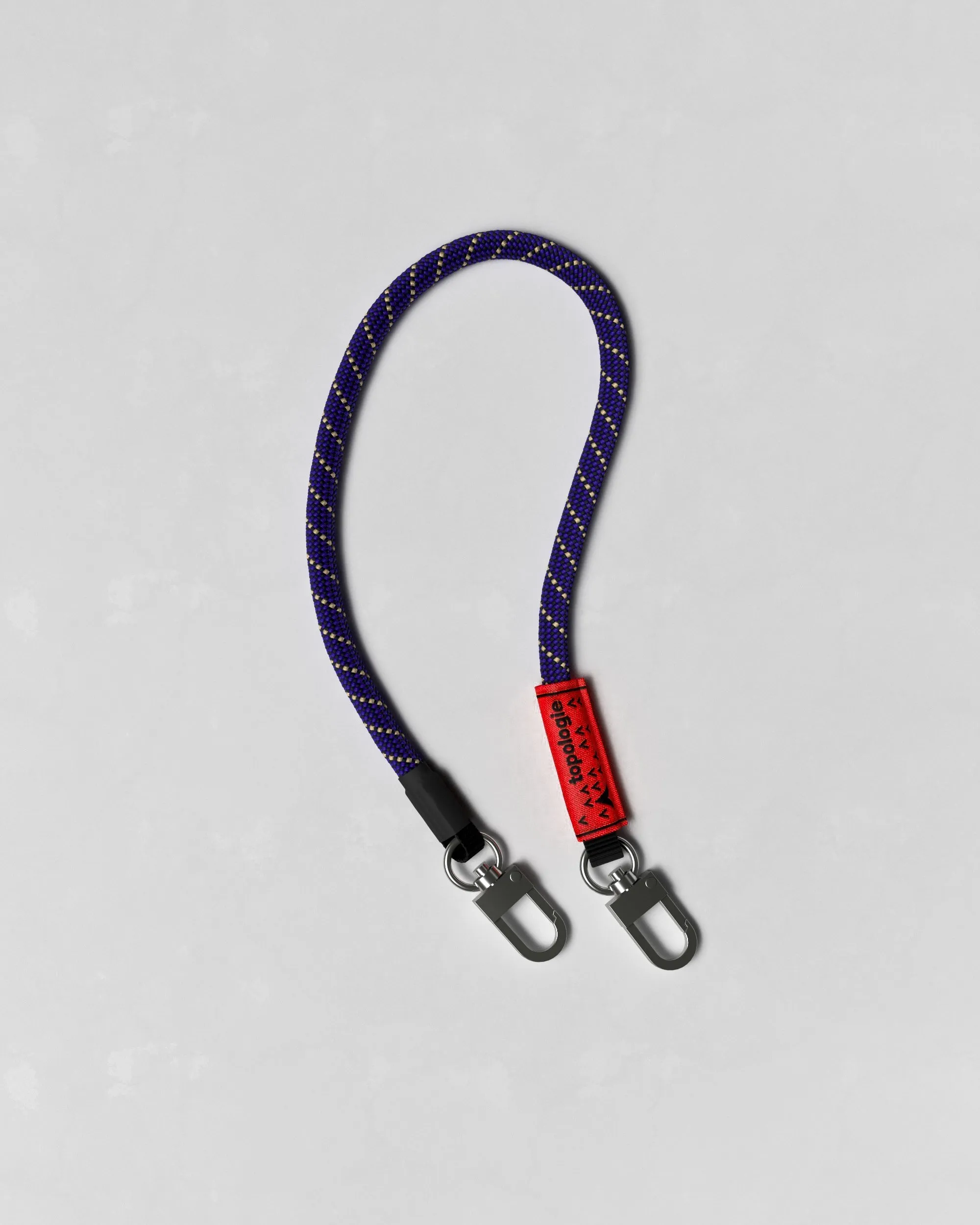 8.0mm Wrist Strap / Purple Black