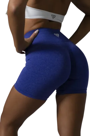 ACTIVE SEAMLESS SHORTS - INDIGO BLUE