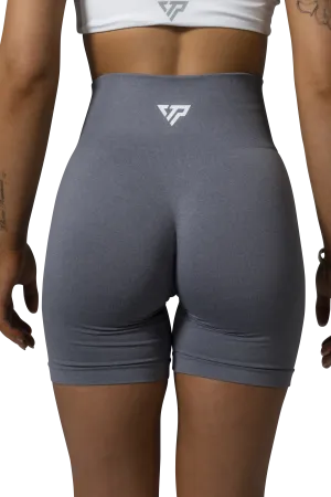 ACTIVE SEAMLESS SHORTS - LIGHT GREY