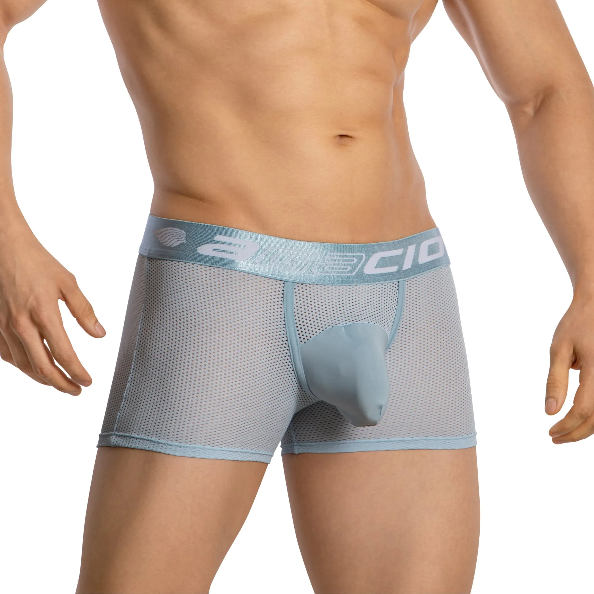 Agacio Boxer Mesh Trunks with Pouch AGG085