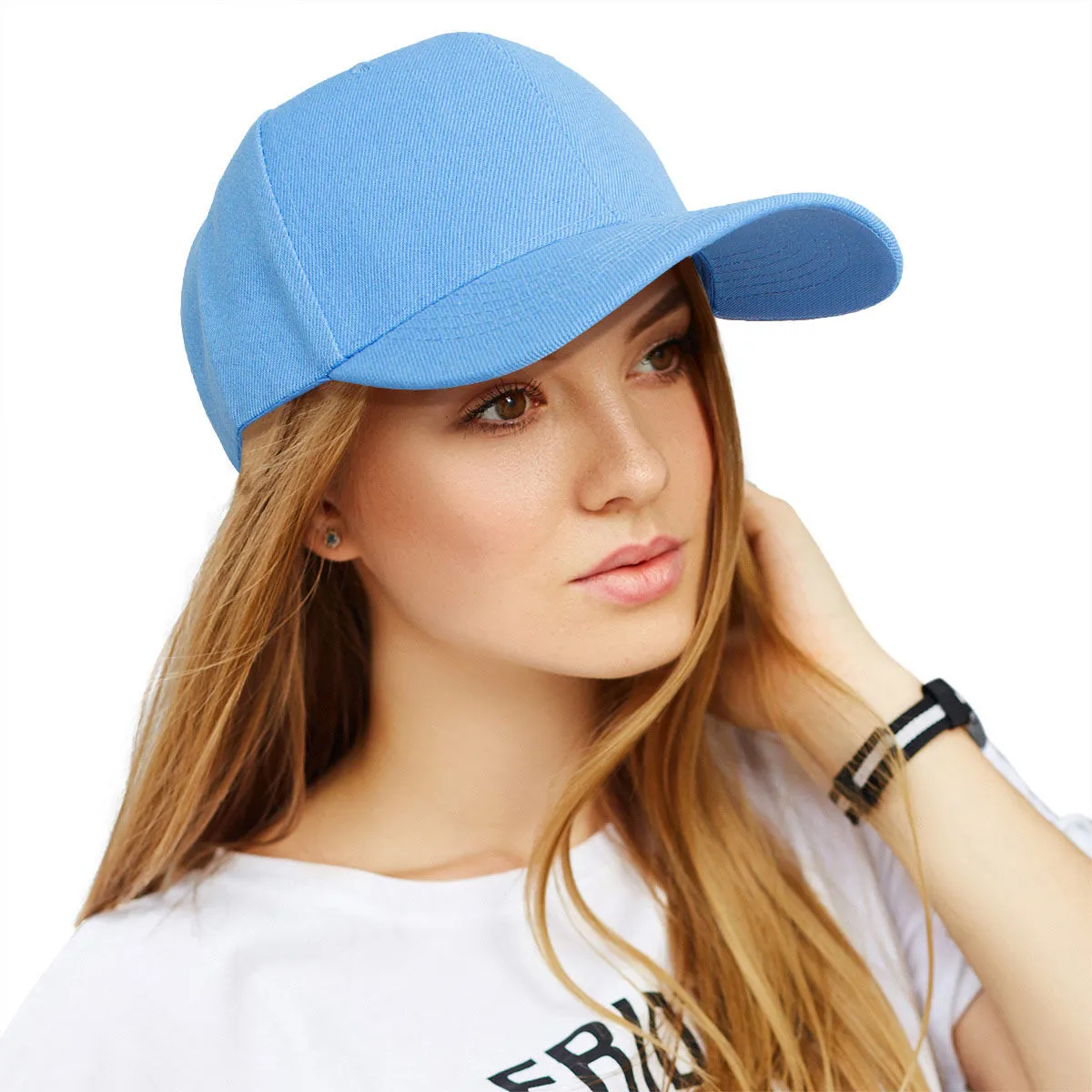 Bad Hair Days Baseball Cap - Blue