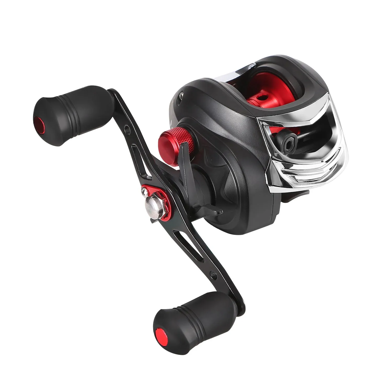 Baitcasting Fishing Reel 17.5lbs Max Drag Baitcasters 17 1 BB 7.1:1 Gear Ratio Baitcast Fish Reel High Speed Long Cast Distance