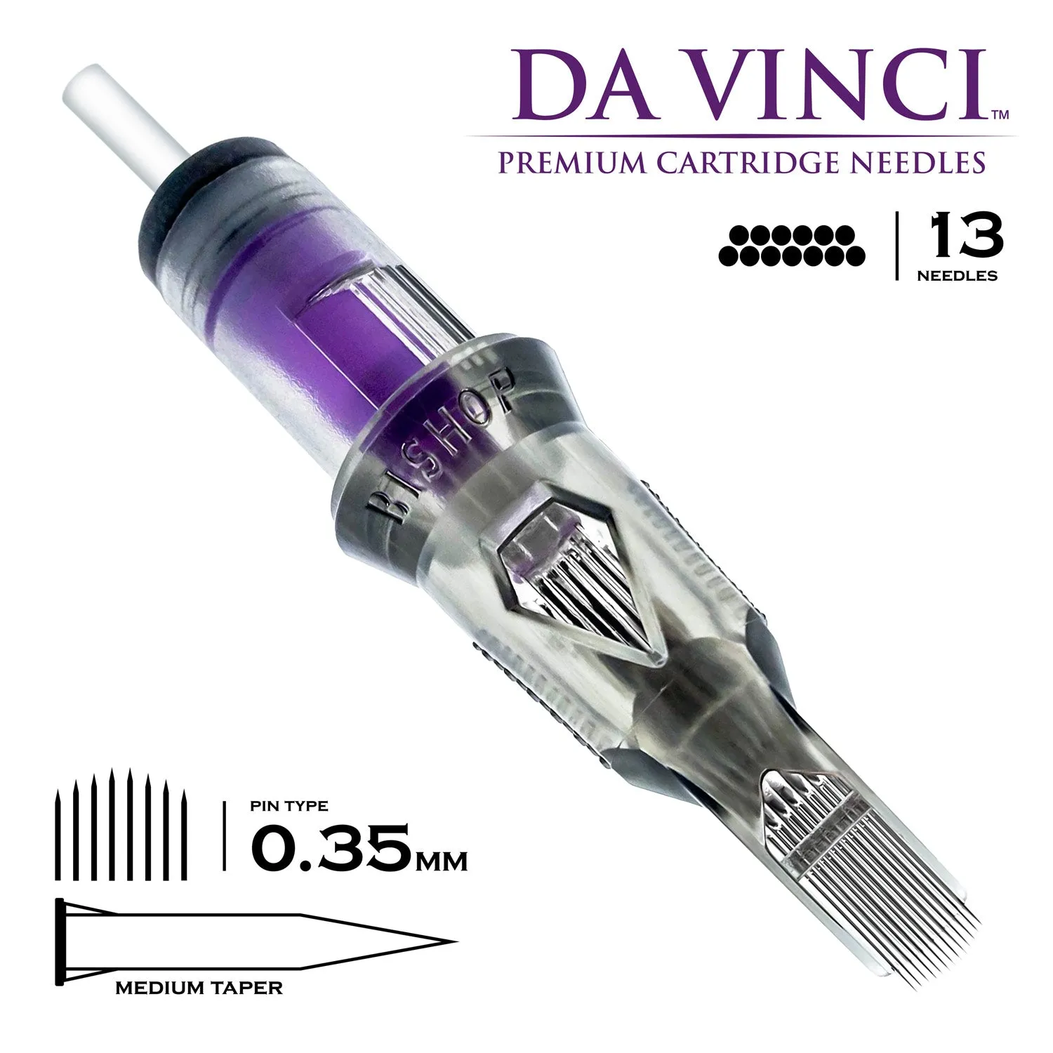 Bishop Da Vinci V2 Cartridges - #12 Curved Magnum Medium Taper