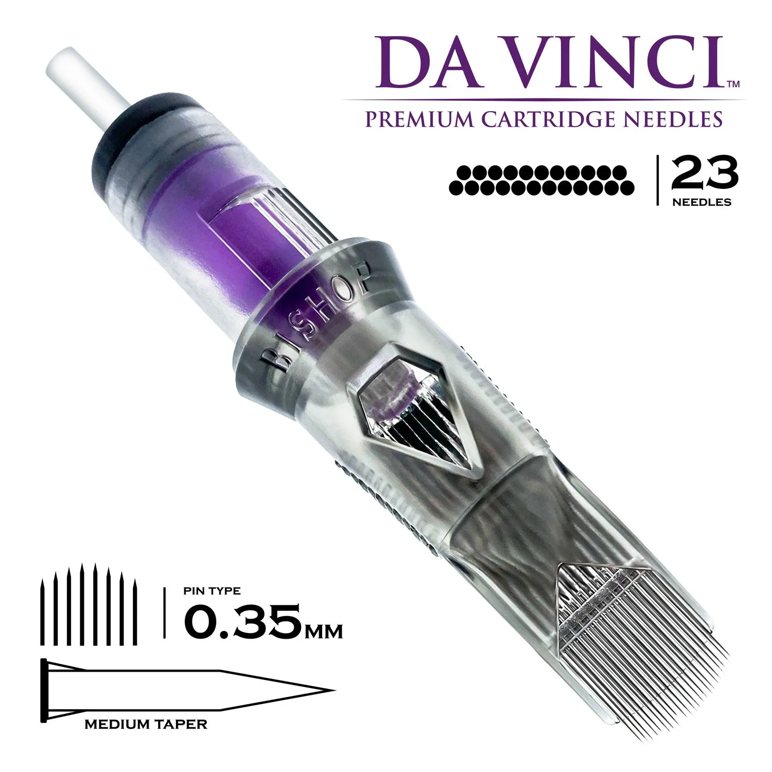 Bishop Da Vinci V2 Cartridges - #12 Curved Magnum Medium Taper