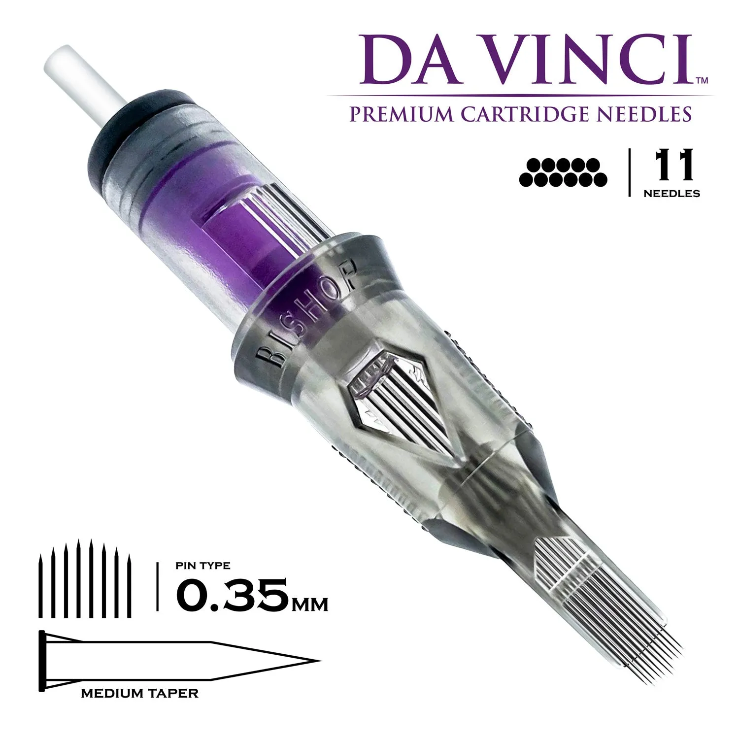 Bishop Da Vinci V2 Cartridges - #12 Curved Magnum Medium Taper