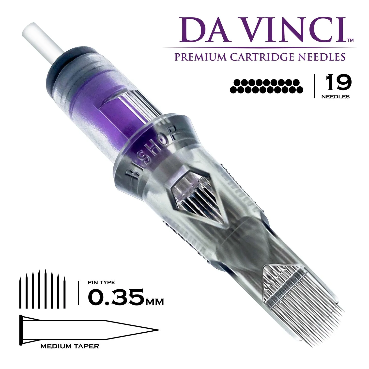 Bishop Da Vinci V2 Cartridges - #12 Curved Magnum Medium Taper