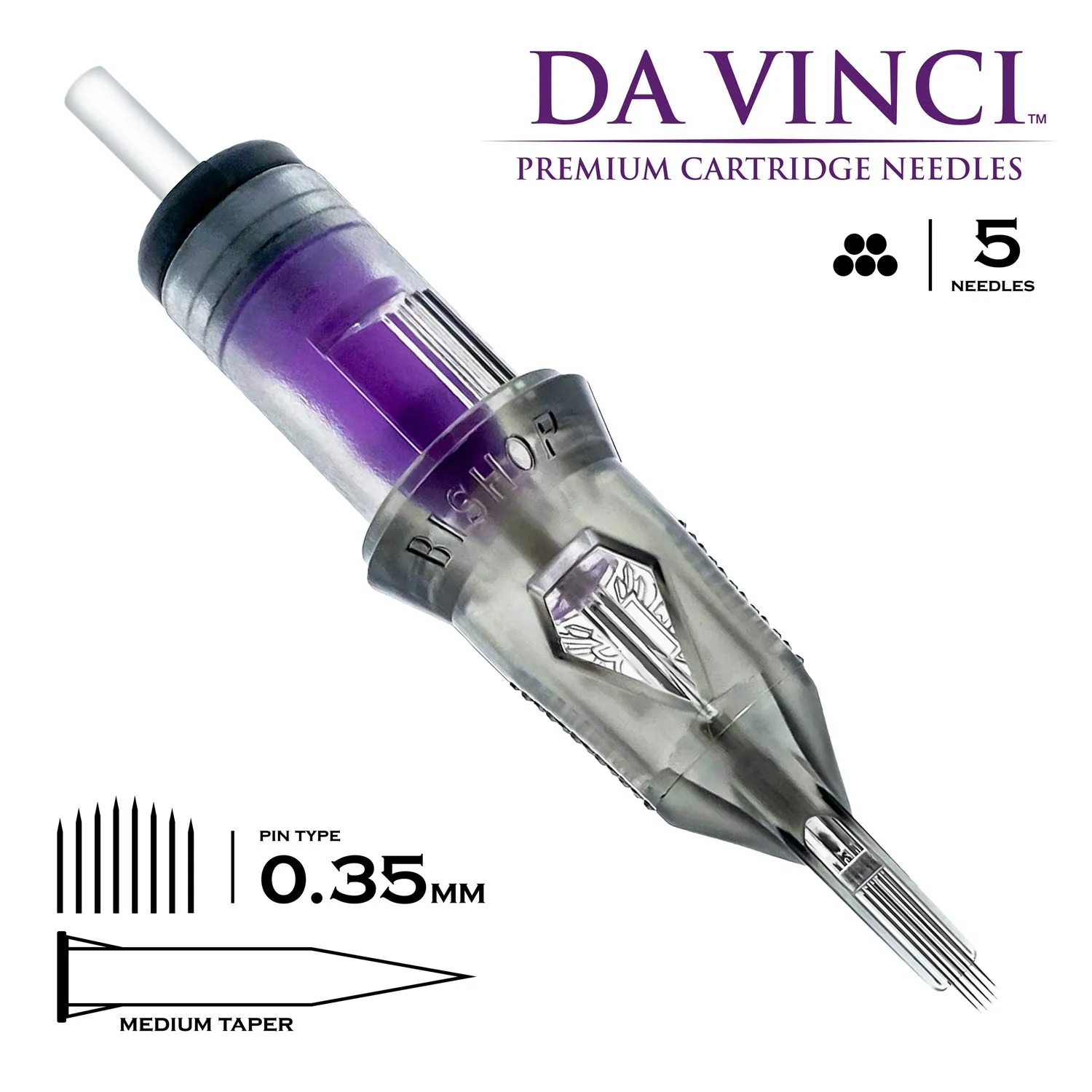 Bishop Da Vinci V2 Cartridges - #12 Curved Magnum Medium Taper