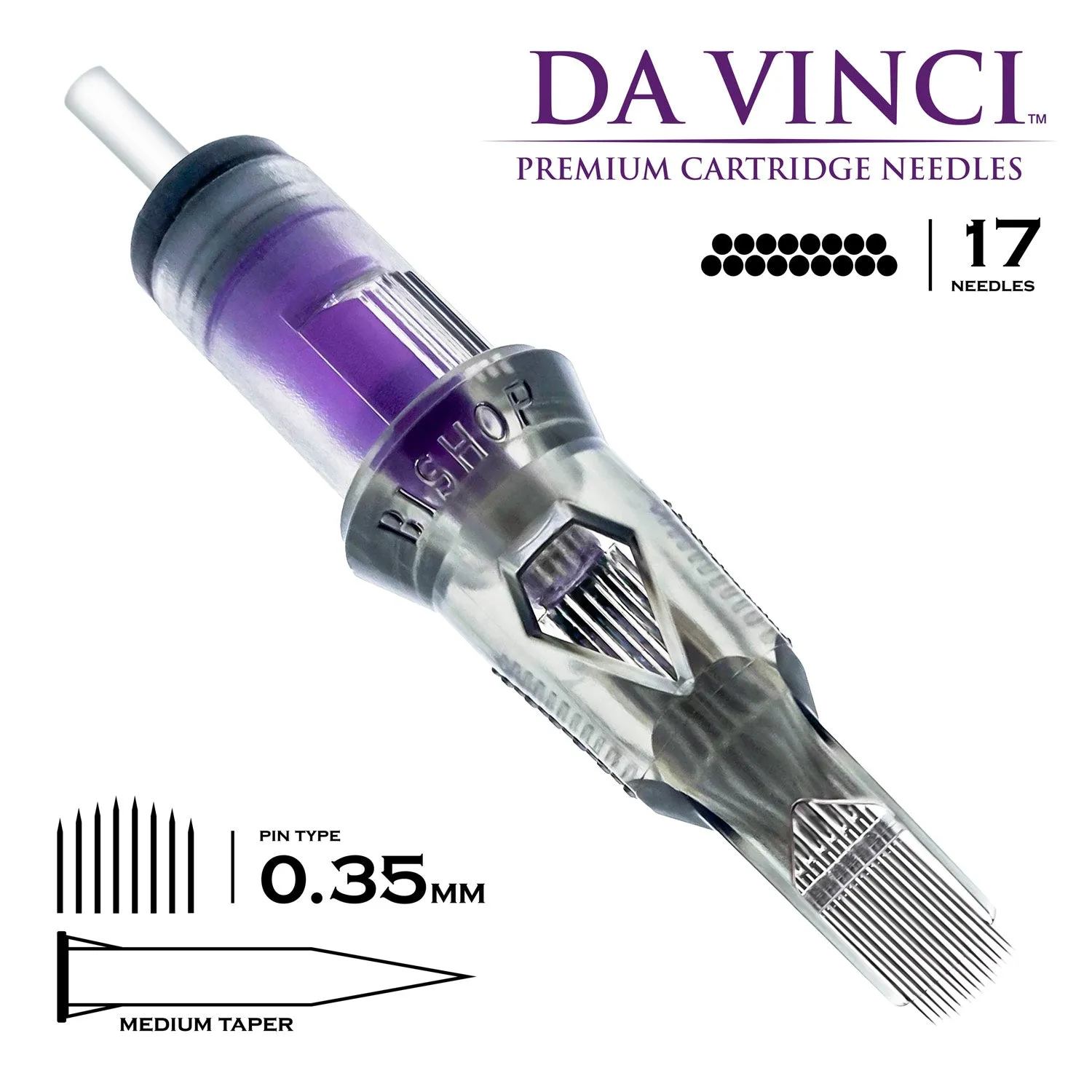 Bishop Da Vinci V2 Cartridges - #12 Curved Magnum Medium Taper