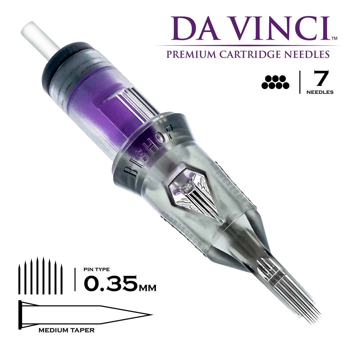 Bishop Da Vinci V2 Cartridges - #12 Curved Magnum Medium Taper