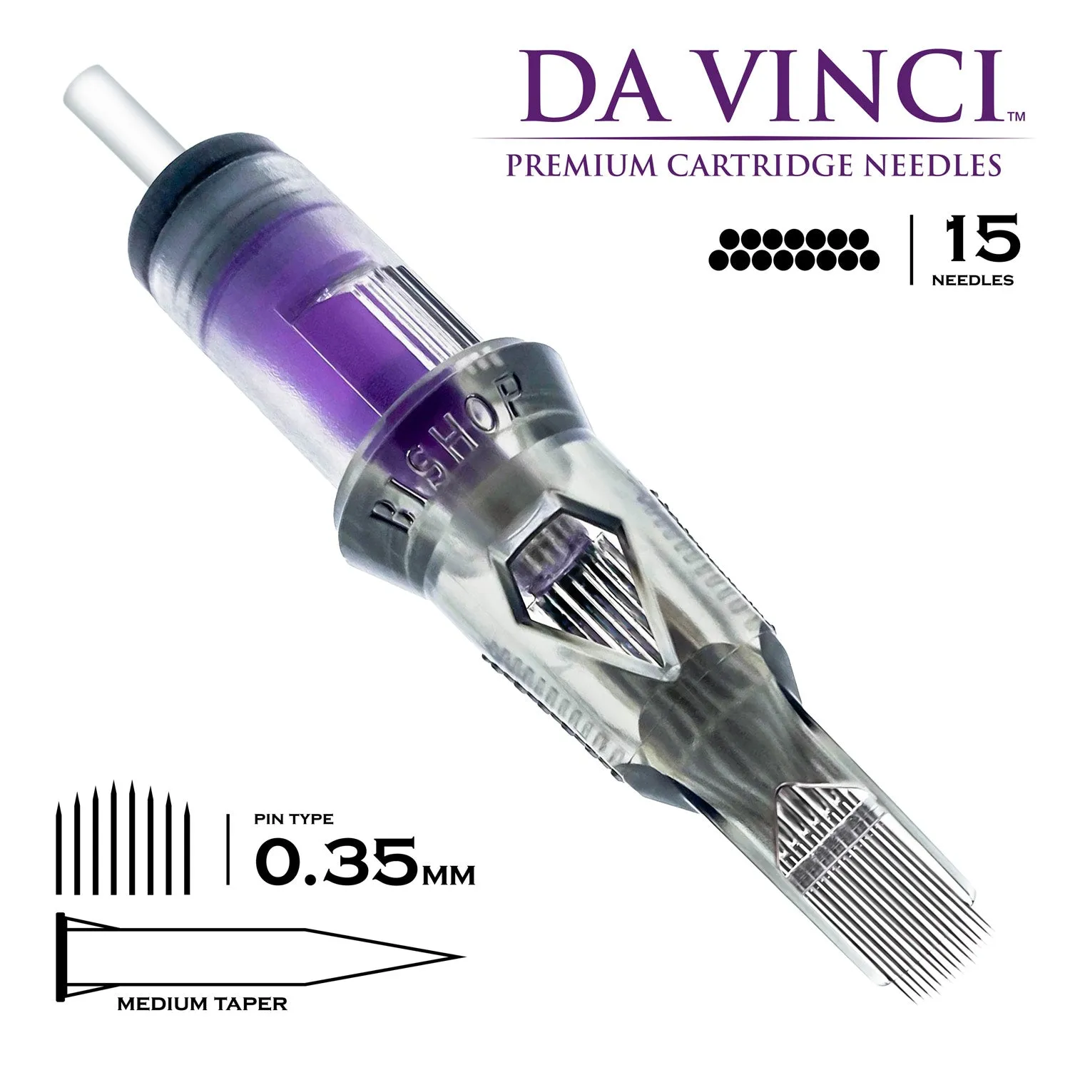 Bishop Da Vinci V2 Cartridges - #12 Curved Magnum Medium Taper