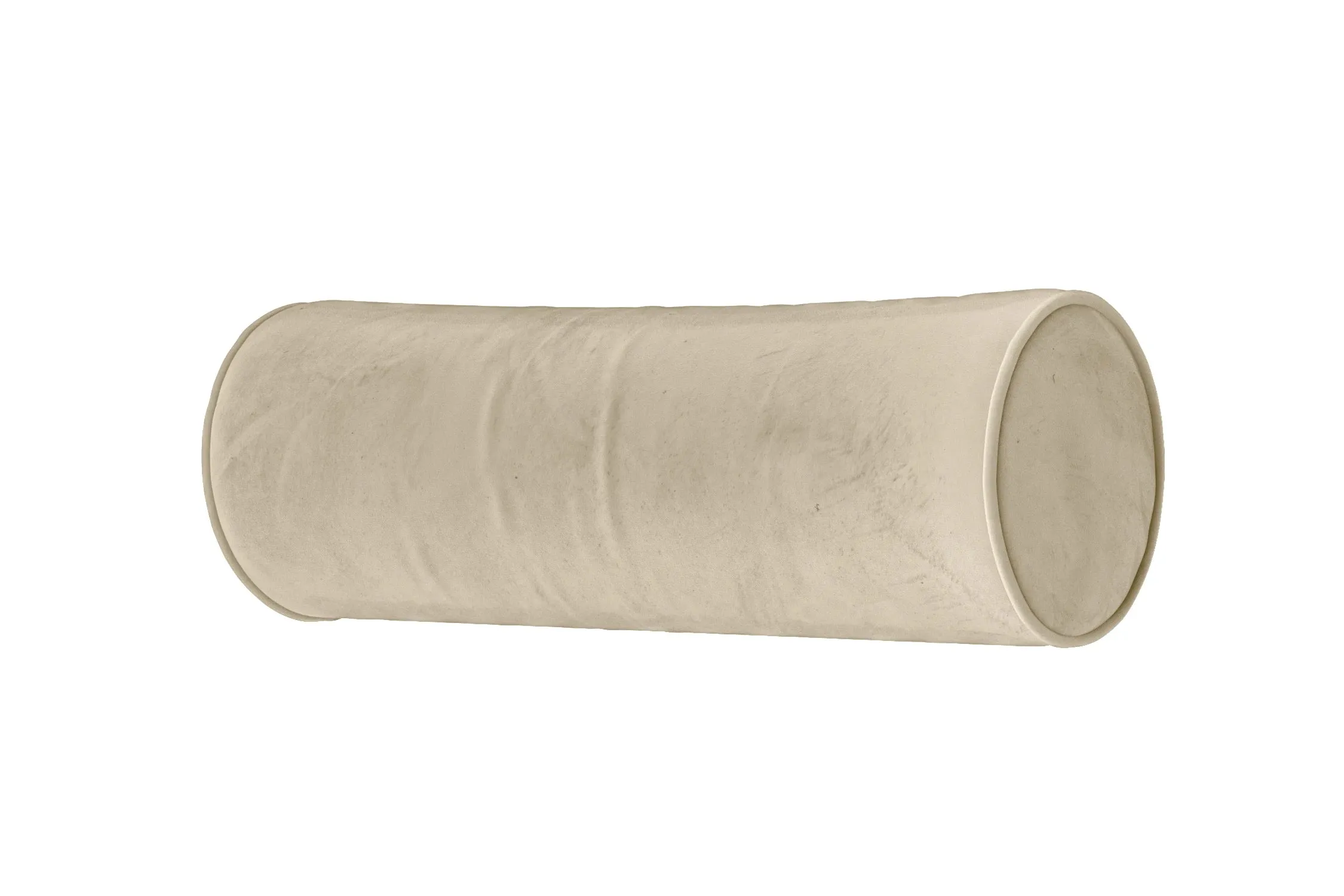 Bolster Cushions 55 x 20 cm Cream Velvet