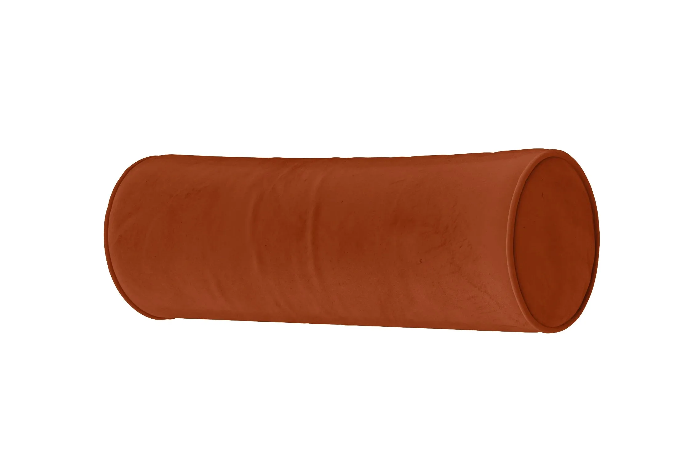 Bolster Cushions 55 x 20 cm Orange Velvet