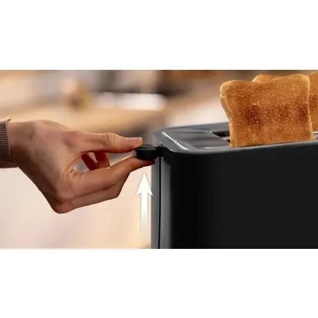 Bosch TAT4M223GB MyMoment 2 Slice Compact Toaster Black