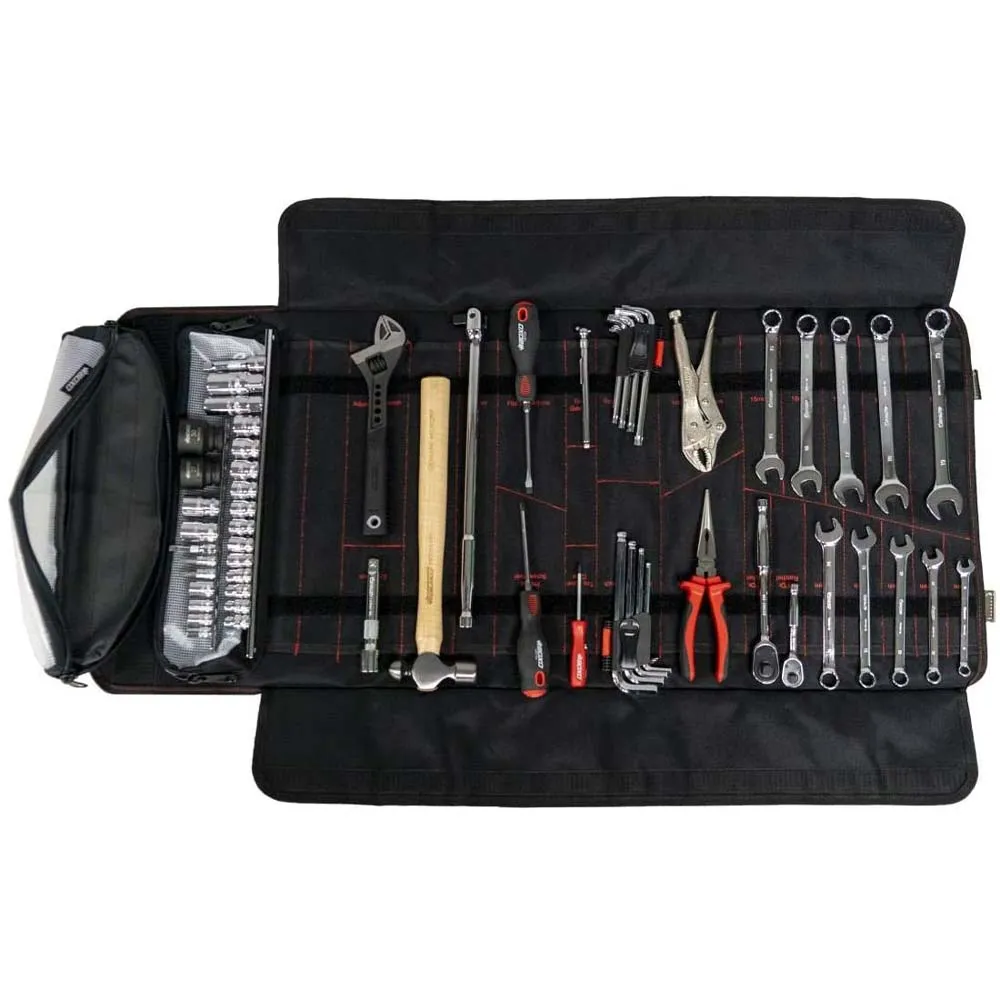 BOXO USA Heavy Duty 66 Piece Universal Tool Roll