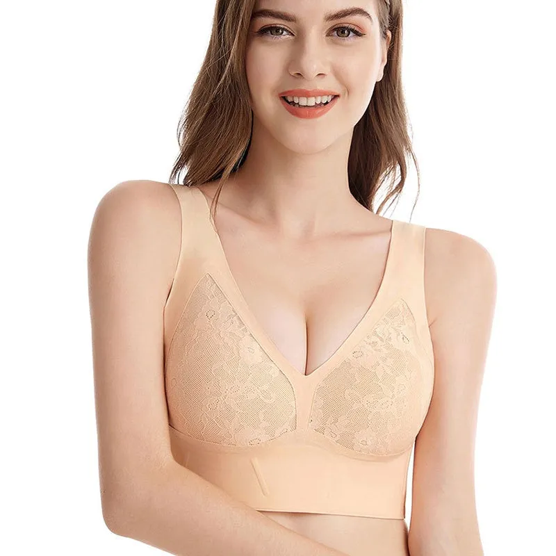 Breasted Unwired Plus Size Adjustable Bra