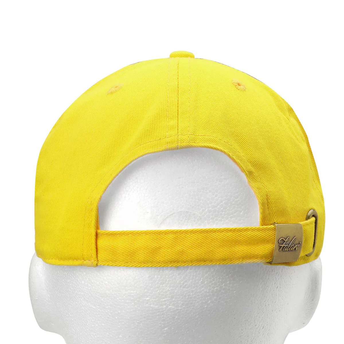 Classic Baseball Cap Soft Cotton Adjustable Size - Yellow