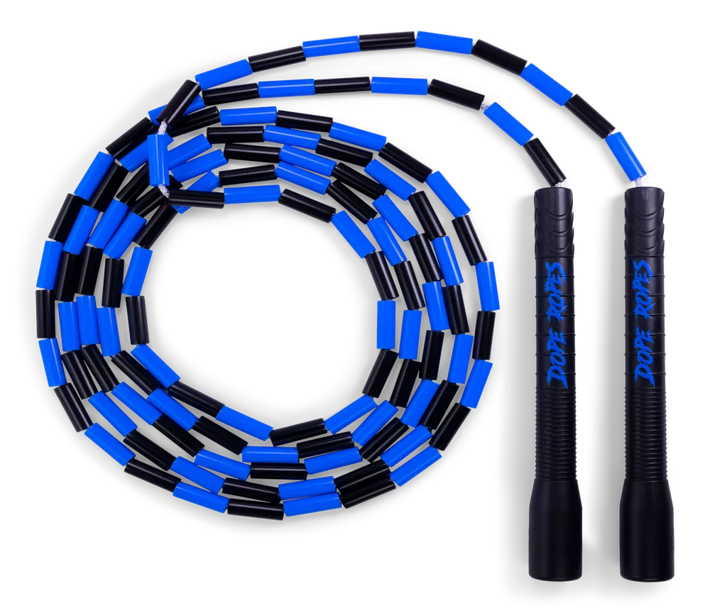 Dope Ropes Long Handle Beaded Jump Rope