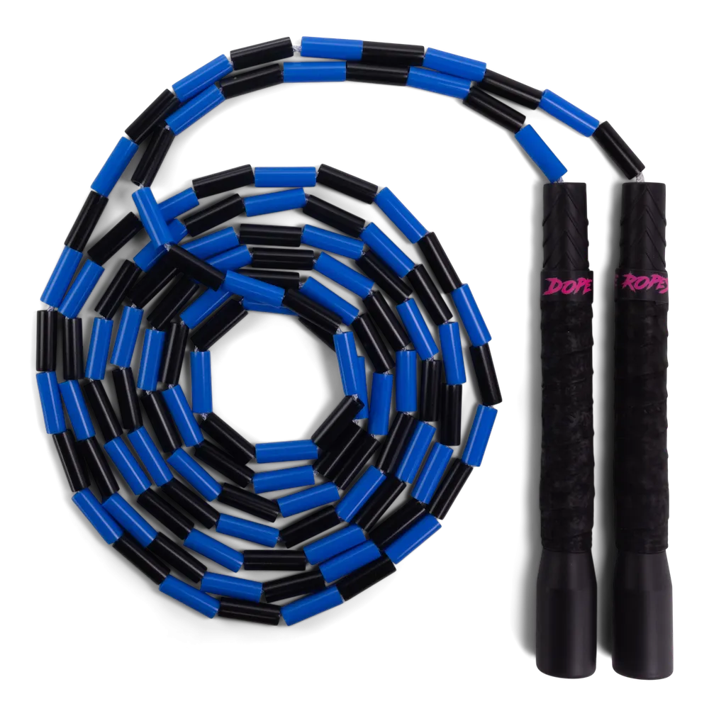 Dope Ropes Long Handle Beaded Jump Rope