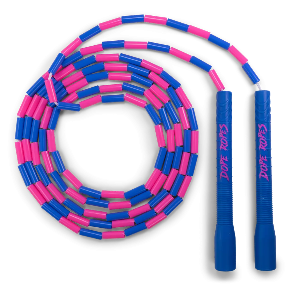 Dope Ropes Long Handle Beaded Jump Rope