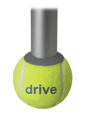 Drive Medical 10119 Walker Rear Tennis Ball Glides with Tennis Ball Can, 1 Pair