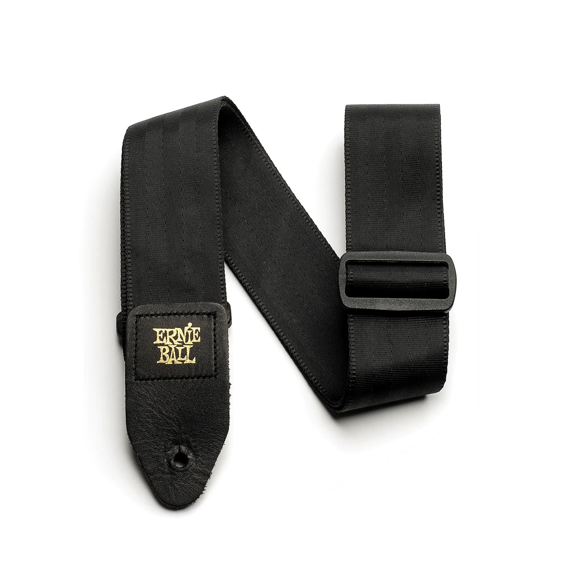 Ernie Ball 2 Seatbelt Webbing Strap - Black