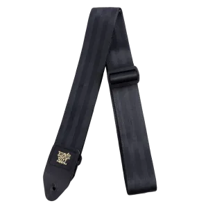 Ernie Ball 4139EB Seatbelt Webbing Guitar Strap (Black) - 2"