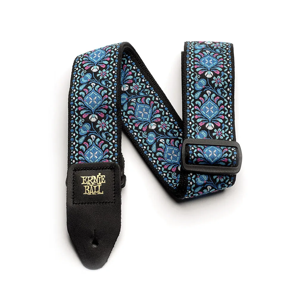 Ernie Ball E4097 Jacquard Guitar Strap - Indigo Orchid | Guitar Straps | P04097