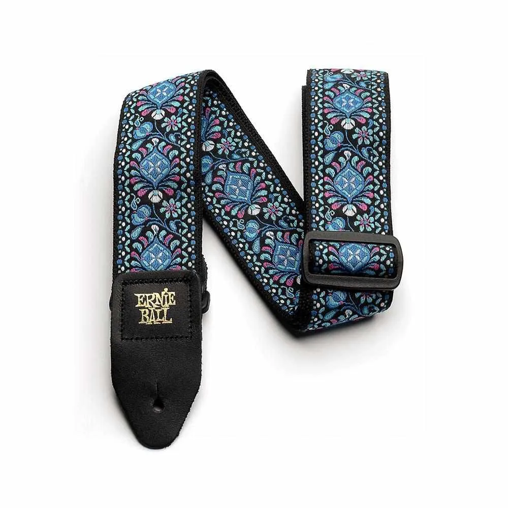 Ernie Ball Indigo Orchid Jacquard Guitar Strap