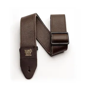 Ernie Ball Italian Leather Strap - Brown | Guitar Straps | P04135