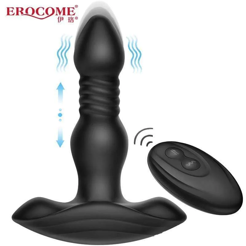 Erocome - Comaberenices Thrusting Prostate Massager (Black)