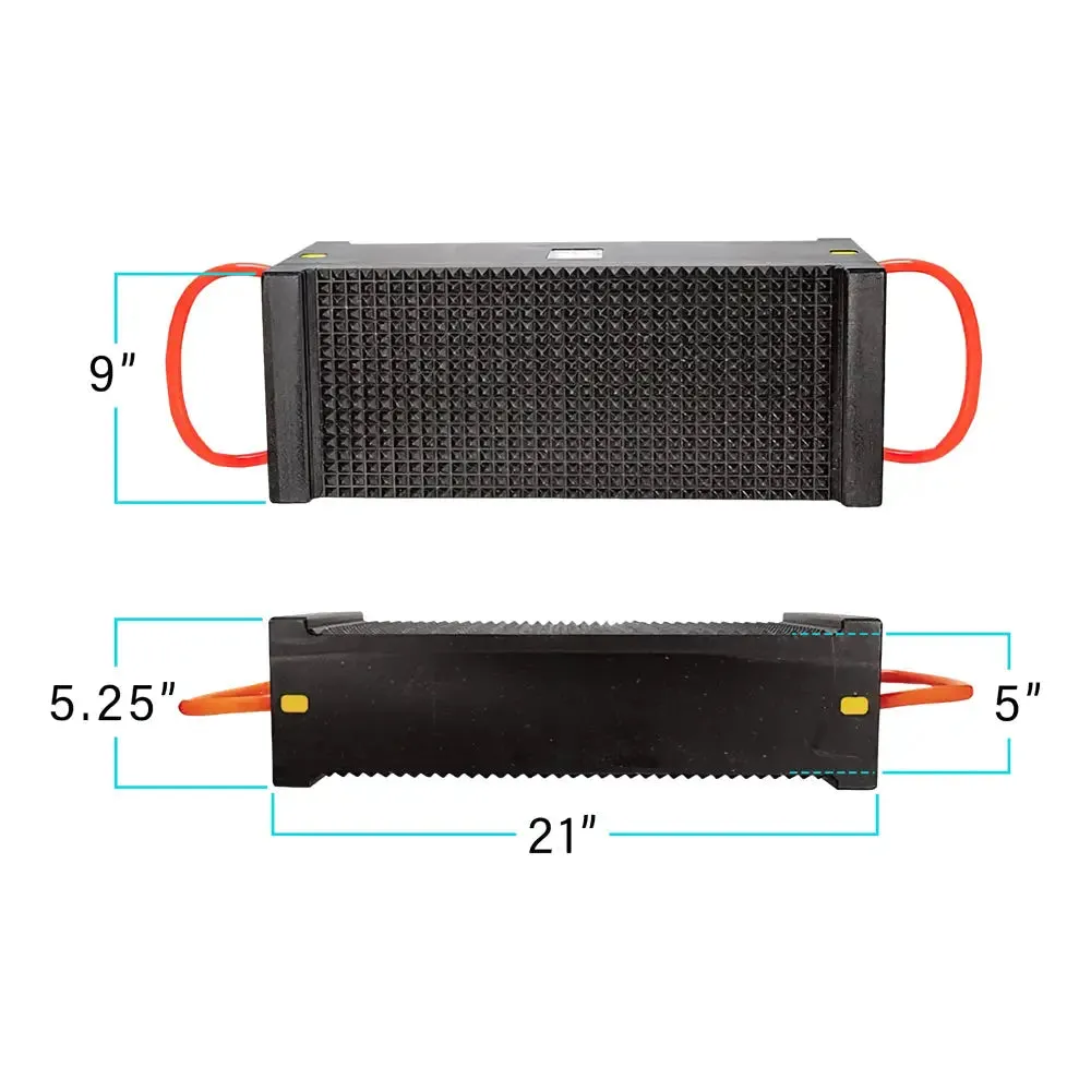 Esco 100 Ton Cribbing Block, Interlocking w/ handle (21" x 5" x 5.25") - 12520