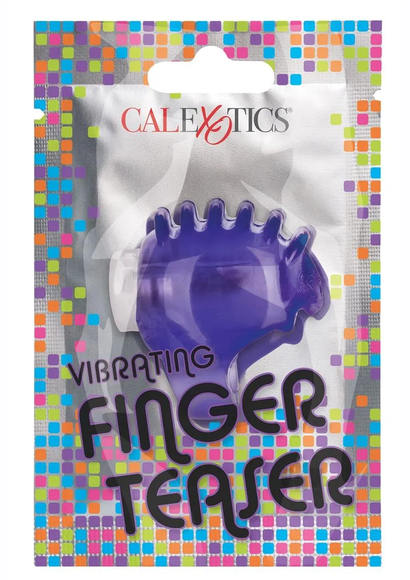 Foil Pack Vibrating Finger Teaser - Purple