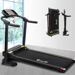 Foldable Electric Treadmill, 12 Programs 12 Speed Levels - Everfit