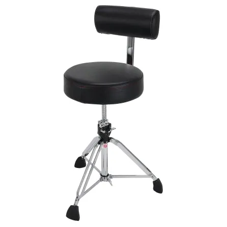 Gibraltar 9608RB 9000 Series 13" Round Drum Throne with Backrest