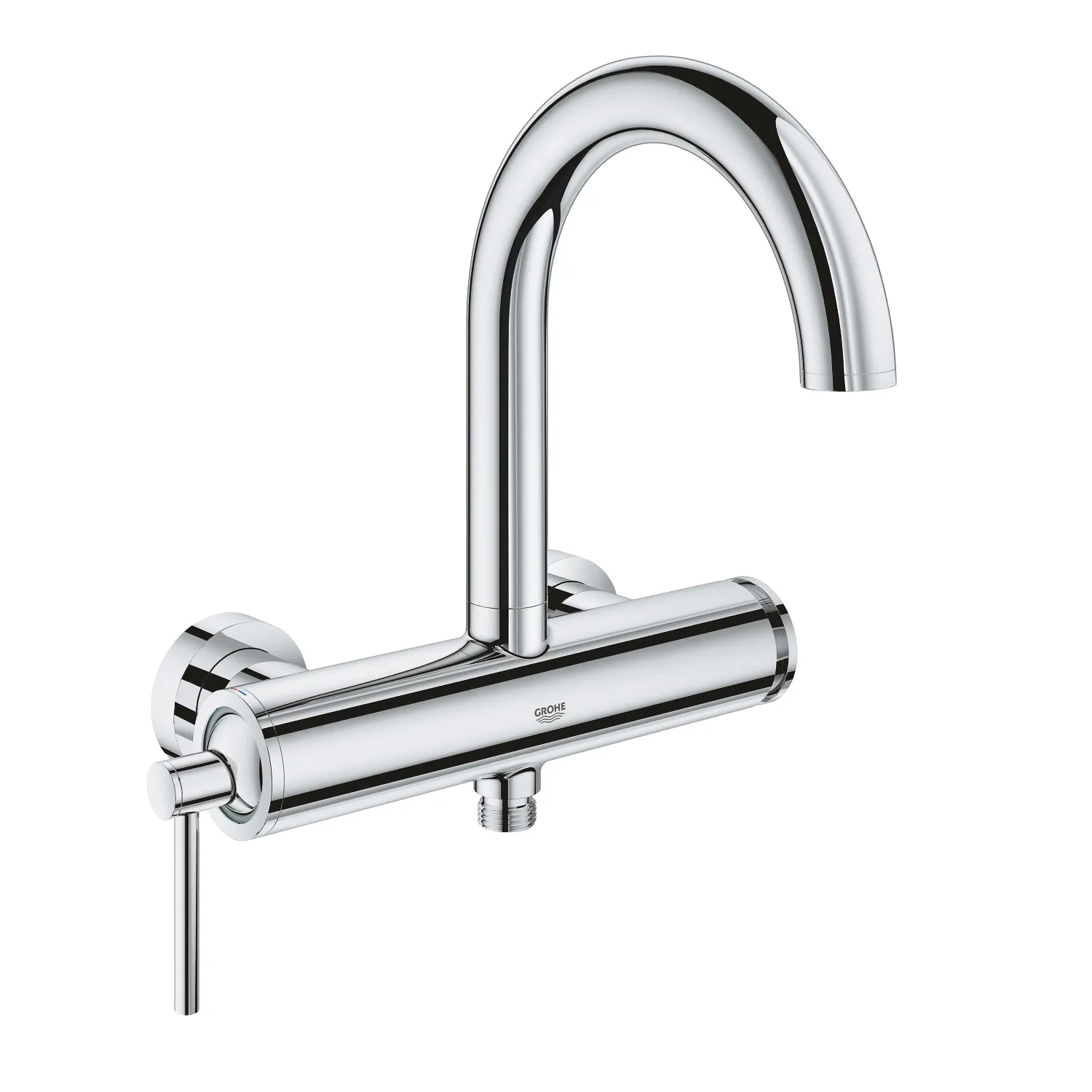 Grohe Wall Mounted Chrome Atrio Single-lever bath/shower mixer 1/2"