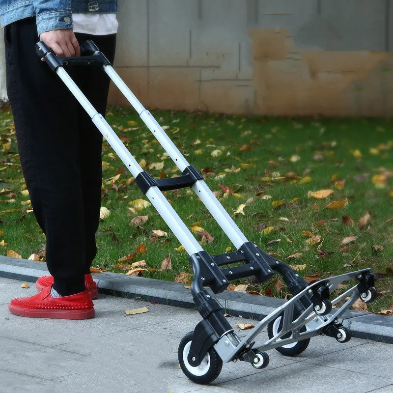 Home Fashion Portable Folding Trolley Tool Cart