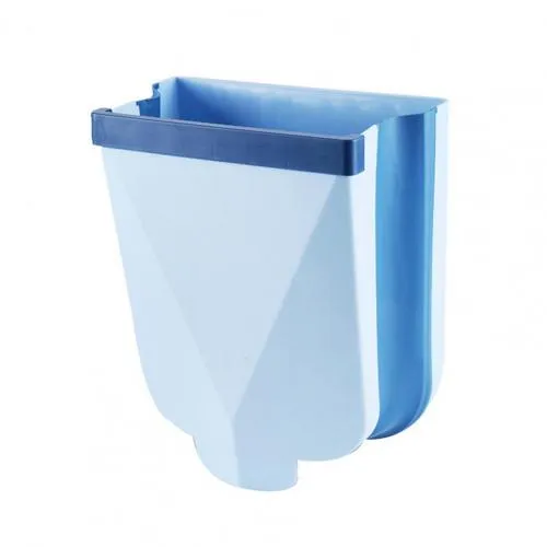 Household hanging folding trash can