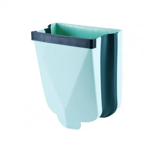 Household hanging folding trash can