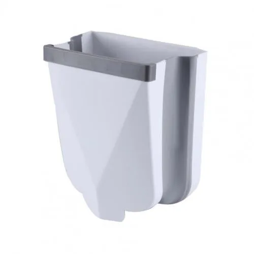 Household hanging folding trash can