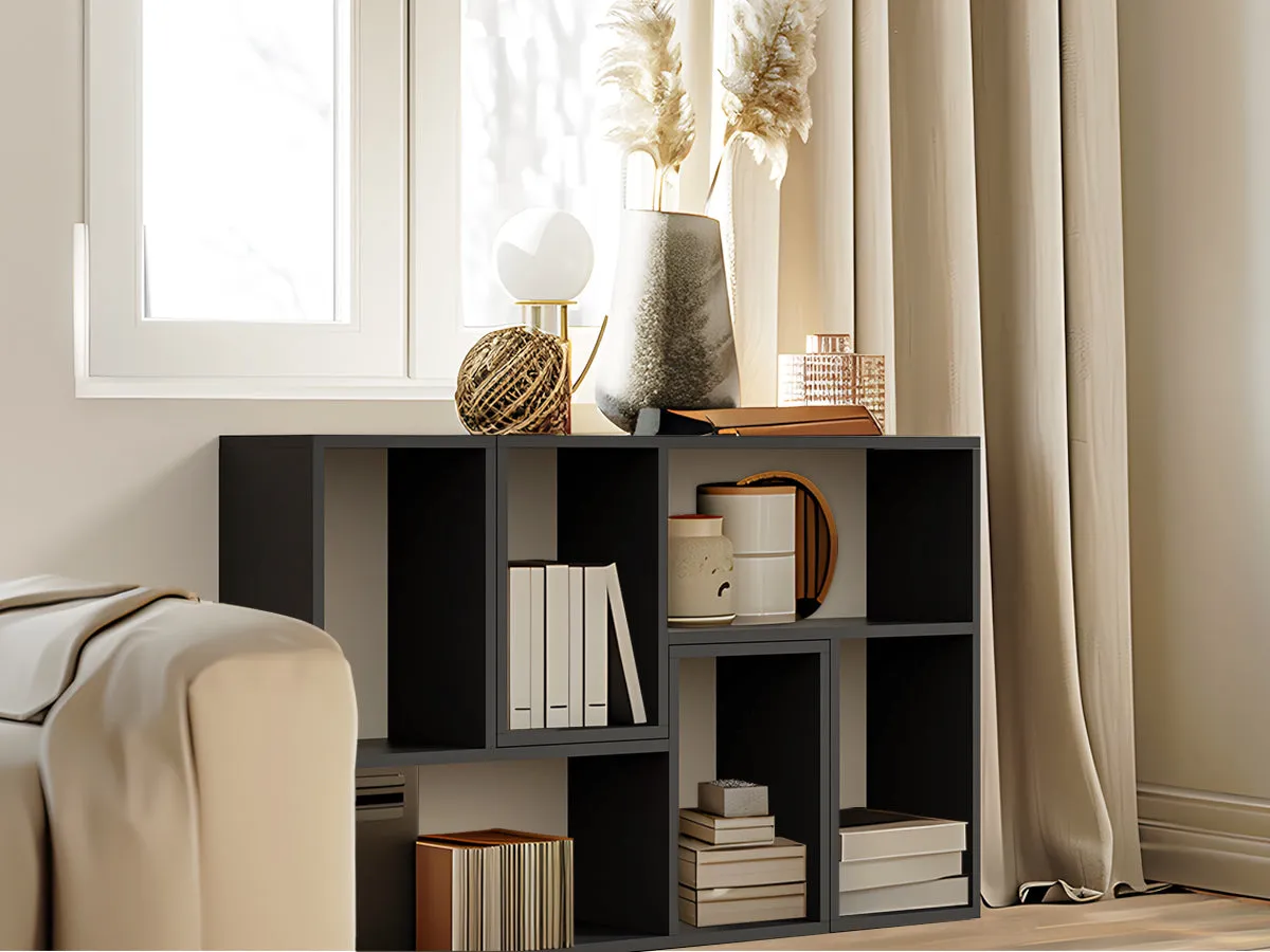 Kaboon Free Combination Shelf Unit--Black