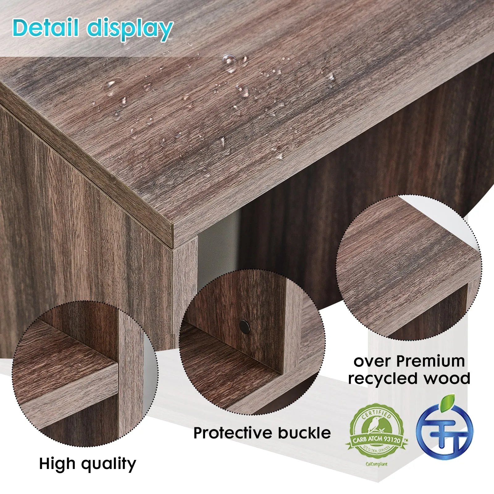 Kaboon Free Combination Shelf Unit--Eucalyptus