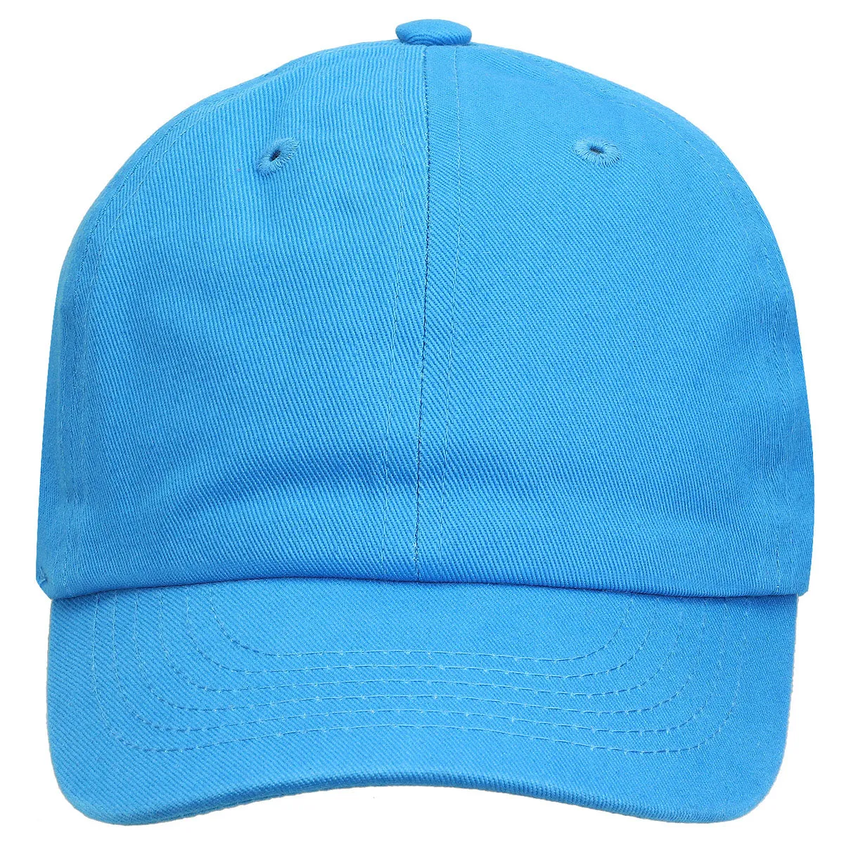 Kids Baseball Cap Cotton Adjustable Size - Turquoise