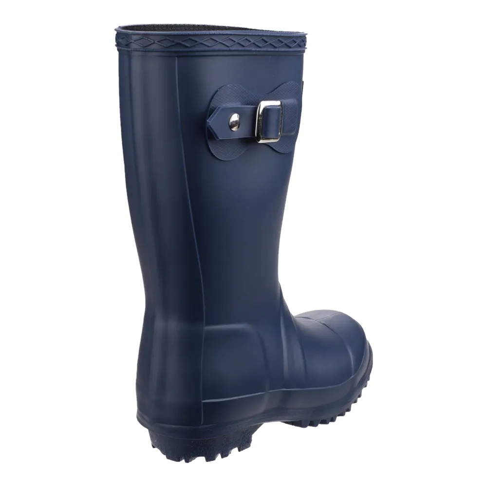 Kids Buckingham Wellingtons Navy