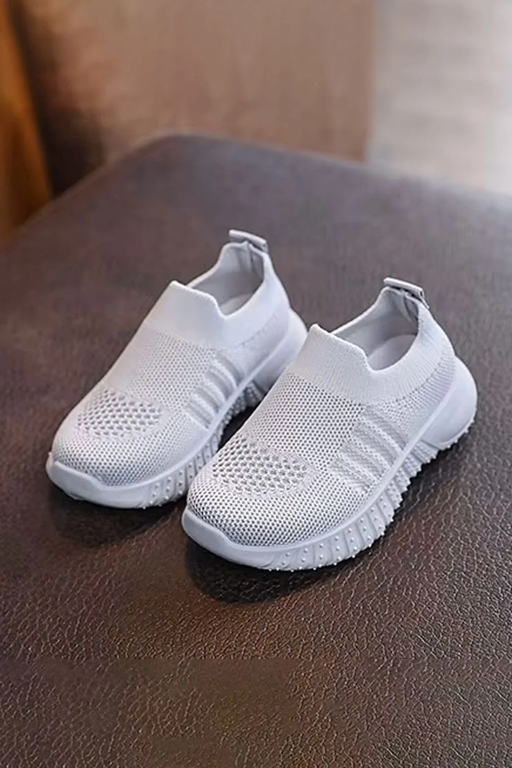 Kid's Lightweight Slip-On Knit Sneakers