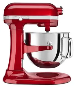 KitchenAid 7 Qt. 220V Artisan Mixer 10 Speeds 1.3 Horsepower KSM7580