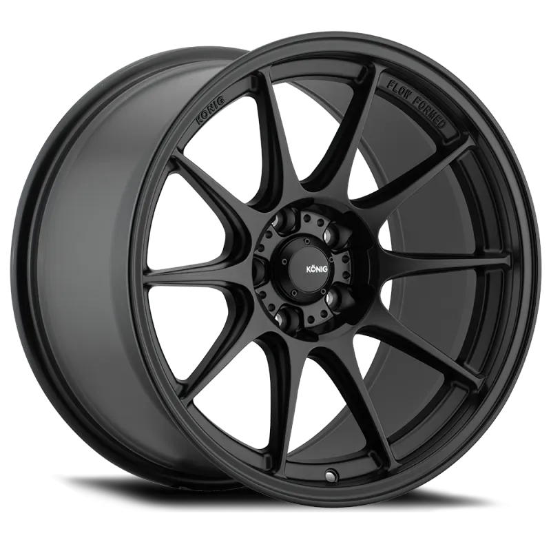 Konig Dekagram 16x8 4x108 ET40 Semi-Matte Black